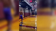 Dwight Howard IMPRESSIVE SHOOTING Practice Instagram Live - Splashing 3 Pointers & Free Throws