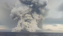 Tonga'daki yanardağ patlamasının ardından Japonya'da tsunami alarmı! Dalga boyu 3 metreyi bulacak