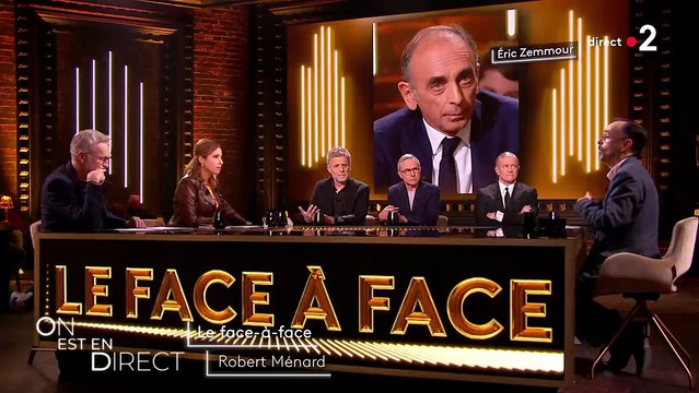 On est en direct sur France 2 - Robert Ménard demande à Eric Zemmour de retirer sa candidature : Il est beaucoup trop brutal. Il aime la France mais pas les Français