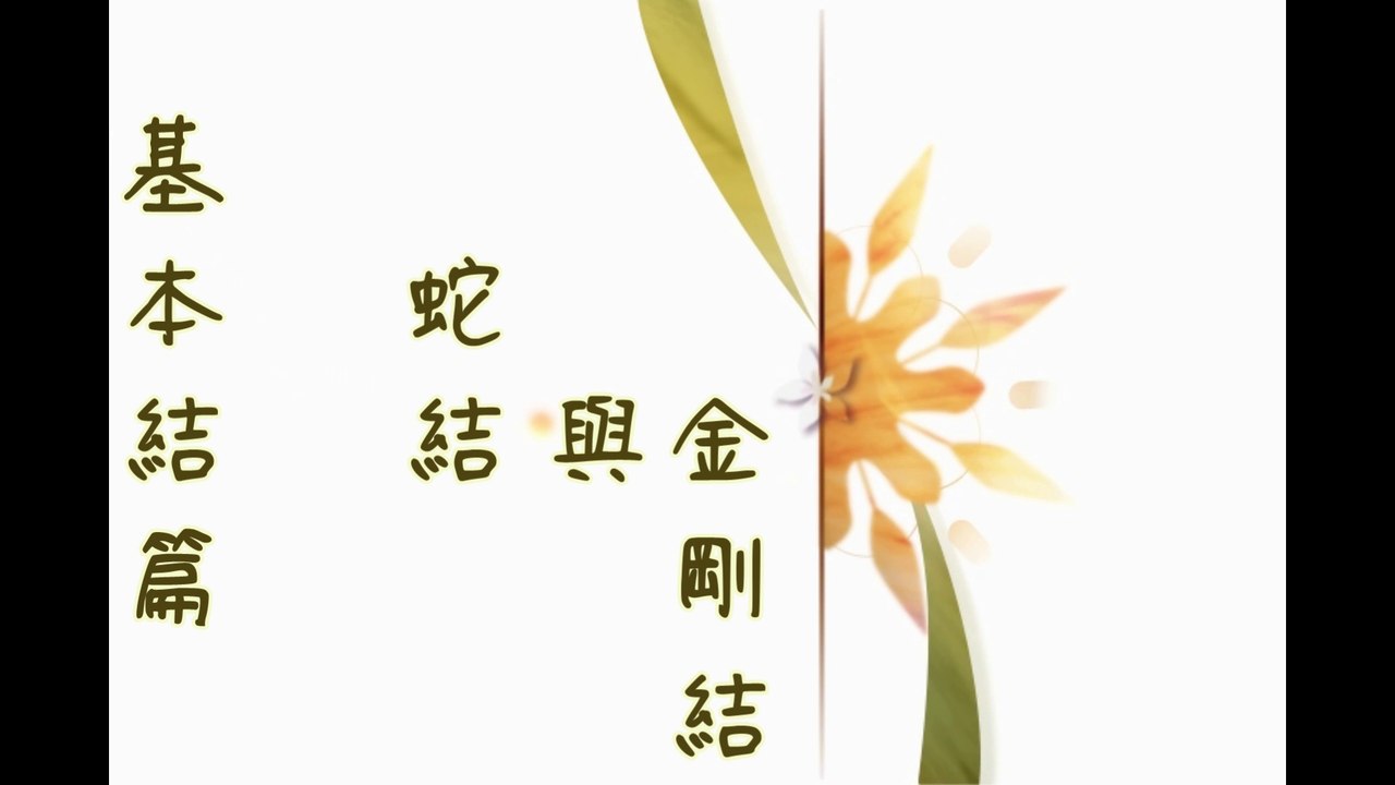 蛇結 & 金剛結編法 - Snake Knot & Reinforced Snake Knot