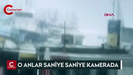 Şile'de dev dalga İETT otobüsünün camını kırdı