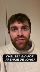 Fabrizio Romano revela la oferta del Chelsea por De Jong / Youtube