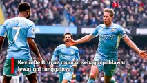 Kevin De Bruyne Jadi Pahlawan, Manchester City Semakin Menjauh dari Kejaran Chelsea