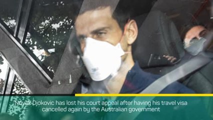 Video herunterladen: Breaking News - Novak Djokovic loses appeal and will be deported from Australia