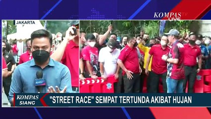 Gelaran 'Street Race' Perdana di Ancol Sempat Tertunda Karena Hujan