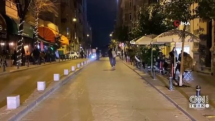 Beyoğlu'nda sopalı, şişeli kavga
