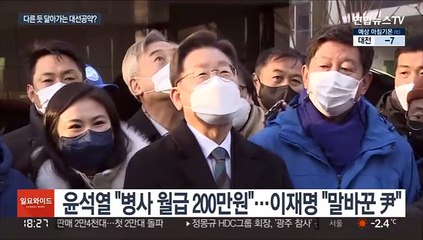 꼬리에 꼬리 무는 대선 후보 공약…어디가 닮았나