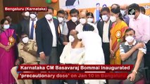 Karnataka CM Bommai inaugurates ‘precautionary dose’  vaccinations in Bengaluru