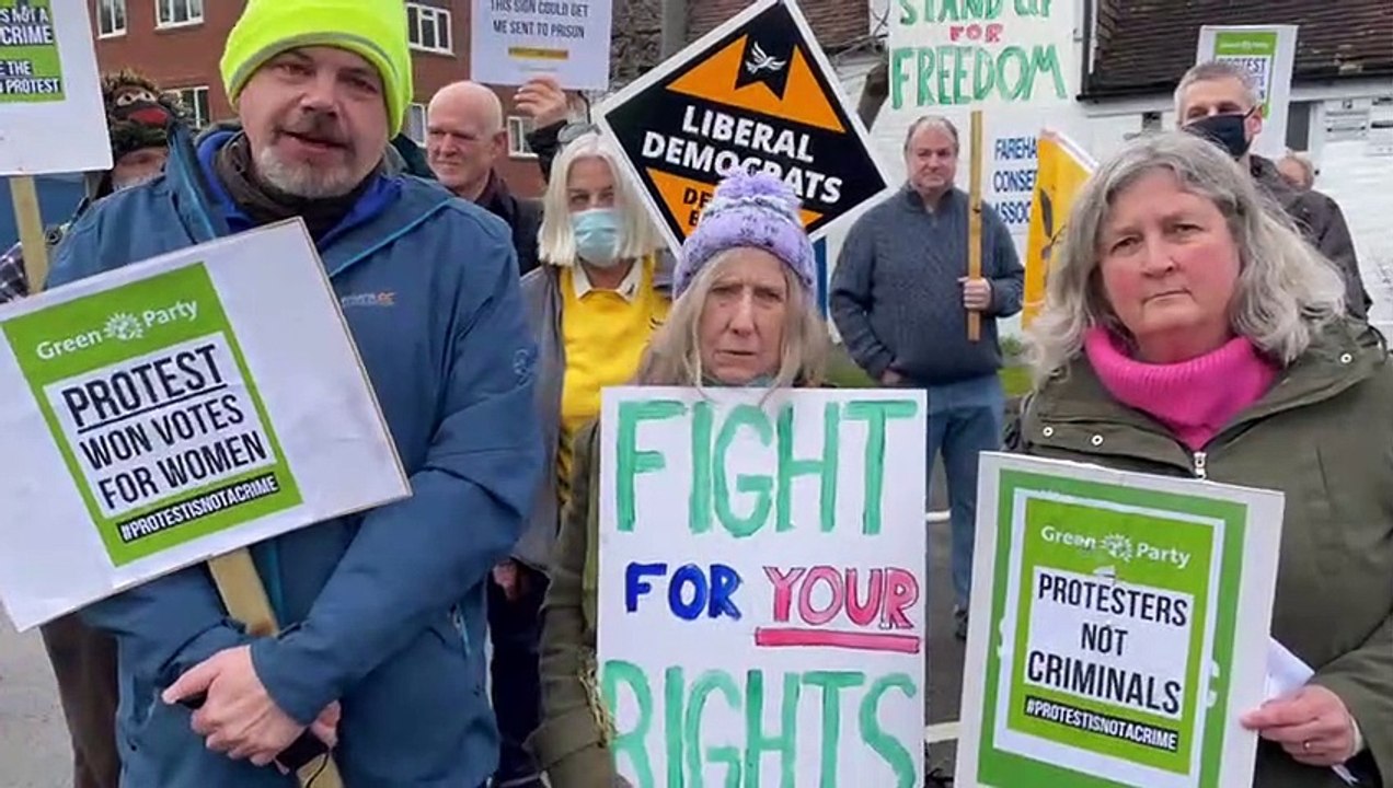 Policing Bill protest