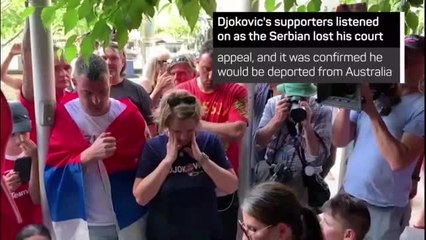Novak Djokovic fans blame deportation on "political stunt"