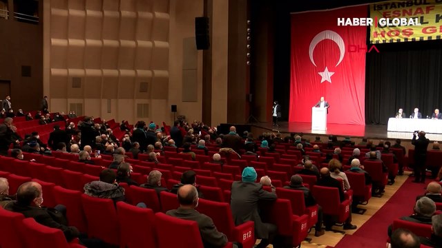 İstanbul Taksiciler Esnaf Odası seçimleri gergin başladı! Taksiciler kongrede birbirine girdi