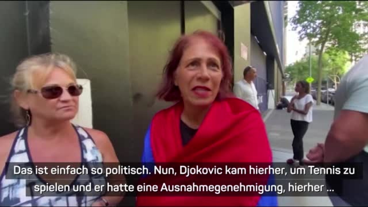 Djokovic-Fans geben Politik die Schuld