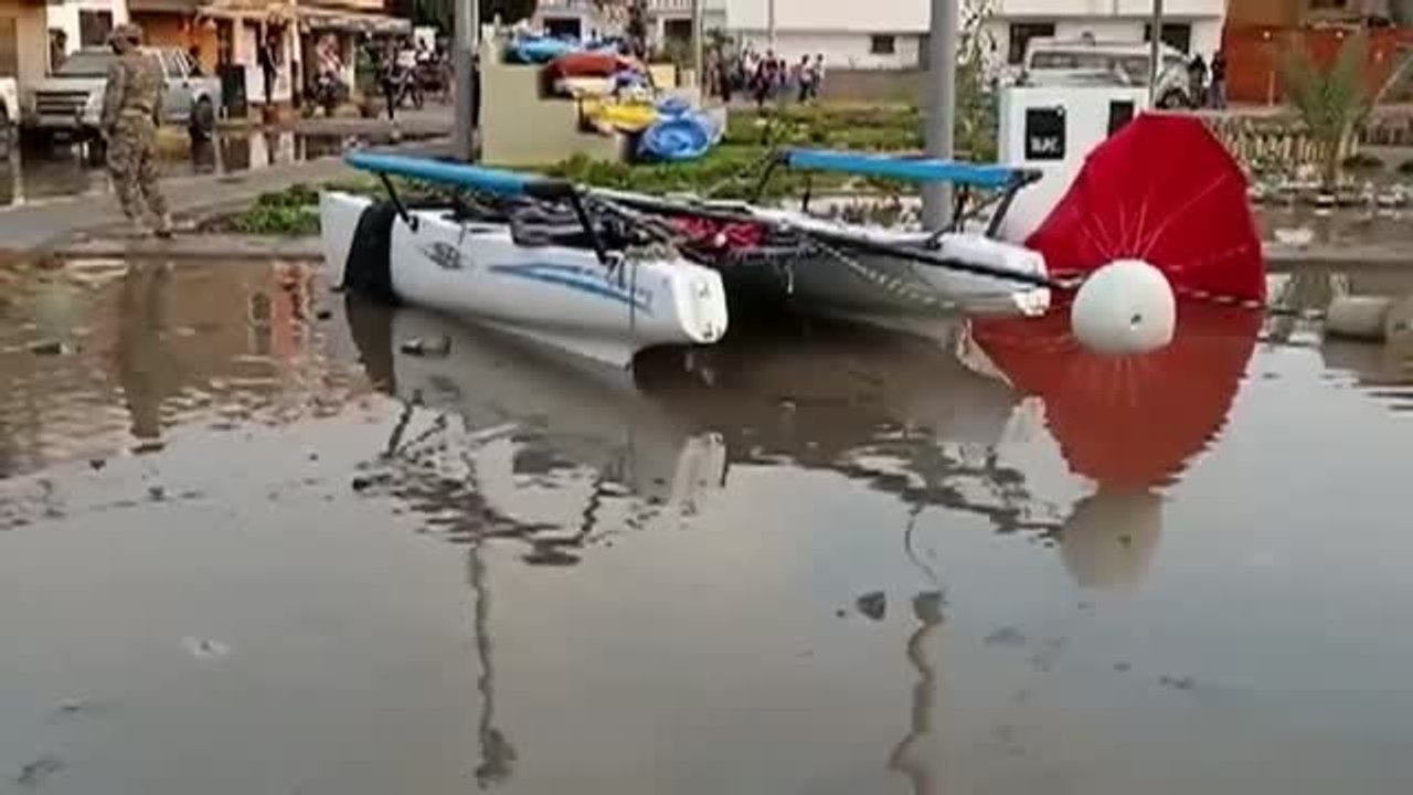 Varias ciudades costeras de Perú afectadas por la erupción volcánica en Tonga