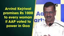 Arvind Kejriwal promises Rs 1,000 to every woman if AAP voted to power in Goa