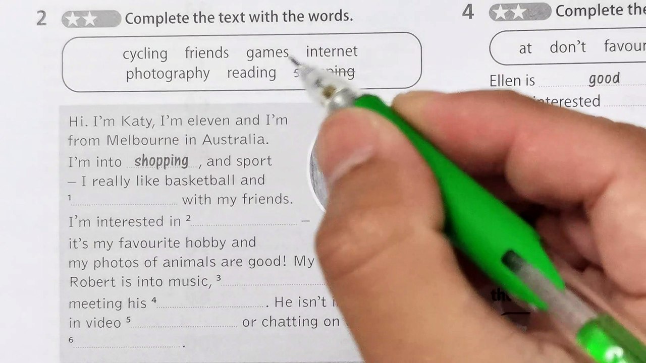 Year 5 English Plus 1 Workbook Answer Page 4Starter unitVocabulary