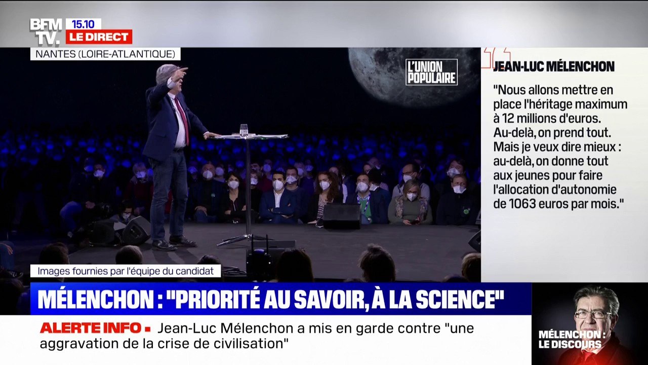 Jean-Luc Mélenchon propose la création de "l'une université de l'espace"