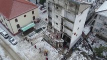 KASTAMONU - İHH'dan sel felaketinin yaşandığı Bozkurt ilçesinde kentsel arama tatbikatı