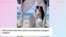 Milla Jasmine s'est mariée ! Photos des noces surprises avec Lorenzo, dans un décor de rêve