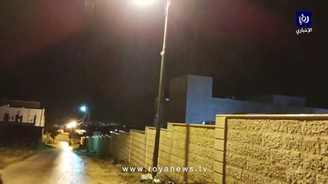 تساقط زخات ثلجية على مرتفعات عجلون