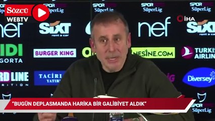 Abdullah Avcı: "Bugün deplasmanda harika bir galibiyet aldık"