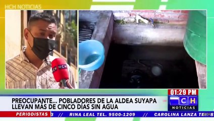 Patronato de la aldea Suyapa denuncia que la junta de agua no ha pagado la energía eléctrica