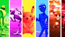 COLOR DANCE CHALLENGE PATILA VS DAME TU COSITA VS ME KEMASTE VS TALKING TOM VS CRAZY FROG