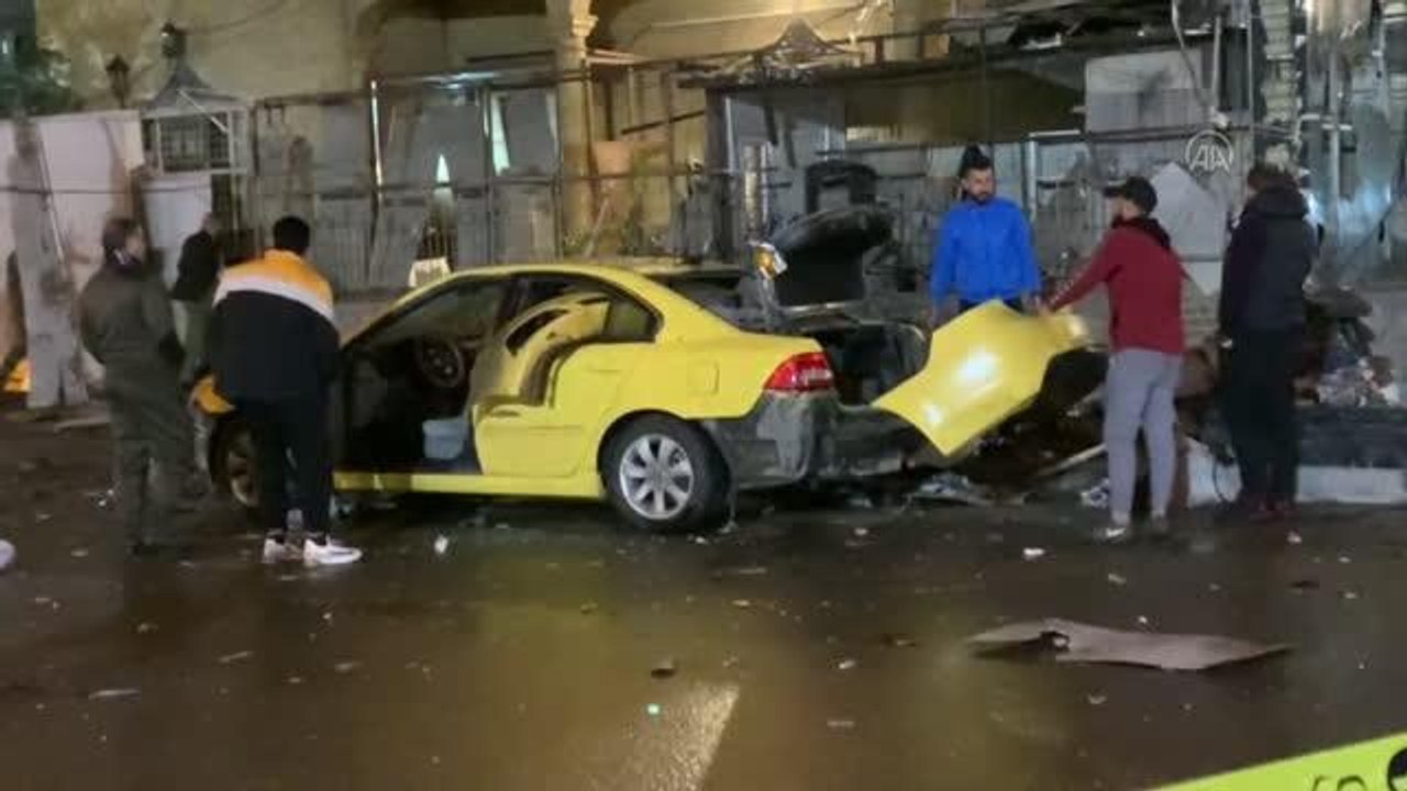 Bağdat'ta bankayı hedef alan patlamada 1 kişi yaralandı (2)