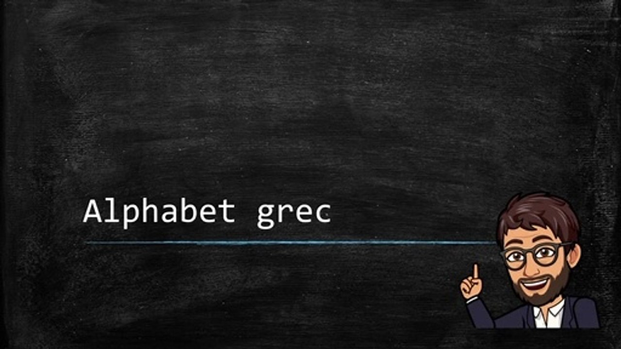 Alphabet grec