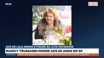 Maricy Trussardi morre aos 86 anos em São Paulo.#BandNewsTV