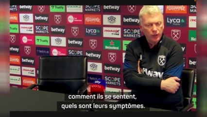 22e j. - Moyes : Zouma "vient juste de se remettre du Covid"
