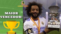 LANCE! Rápido: Real Madrid campeão da Supercopa com recorde de Marcelo, Diego Costa livre e mais!