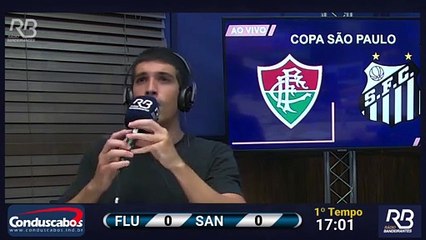 Rwan Seco recebe passe de Ed Carlos. Ele invade a área e chuta. Thiago espalma, a bola toca na trave e volta para Lucas Barbosa. Lucas coloca pra dentro a bola e abre o placar para o Peixe!