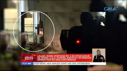 Lalaki, nang-hostage ng 4 sa Synagogue sa Texas, USA; suspek, napatay sa rescue operation ng mga awtoridad | UB