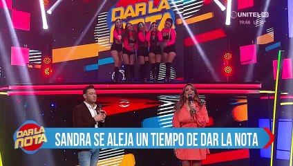 Sandra se toma una pausa en Dar La Nota y le hizo una propuesta al Chacal
