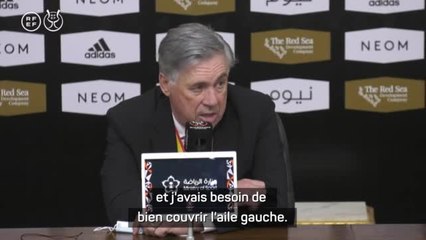 Supercoupe d’Espagne - Ancelotti : "Marcelo mérite plus de minutes"