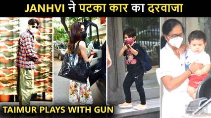 Janhvi Gets Angry, Taimur Plays With Gun, Jeh Looks Super Cute | Stars Spotted