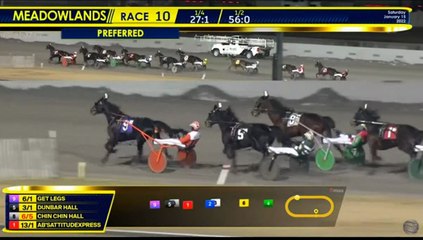 Meadowlands Racetrack - Preferred  Pace and Trot Saturday January 15, 2022
