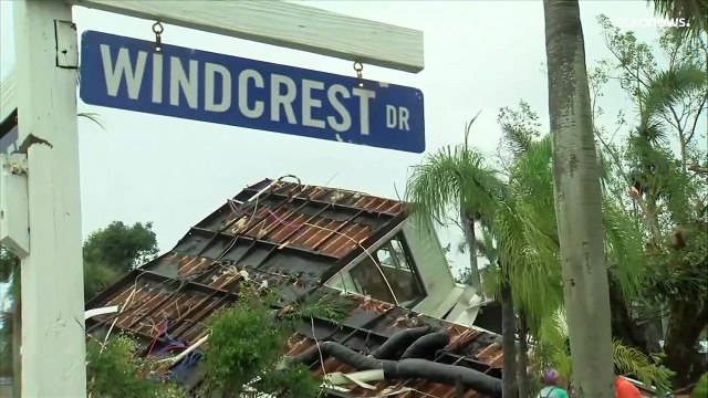 Tomenta invernal en el sudeste de EEUU, un tornado arrasa un parque de caravanas en Florida