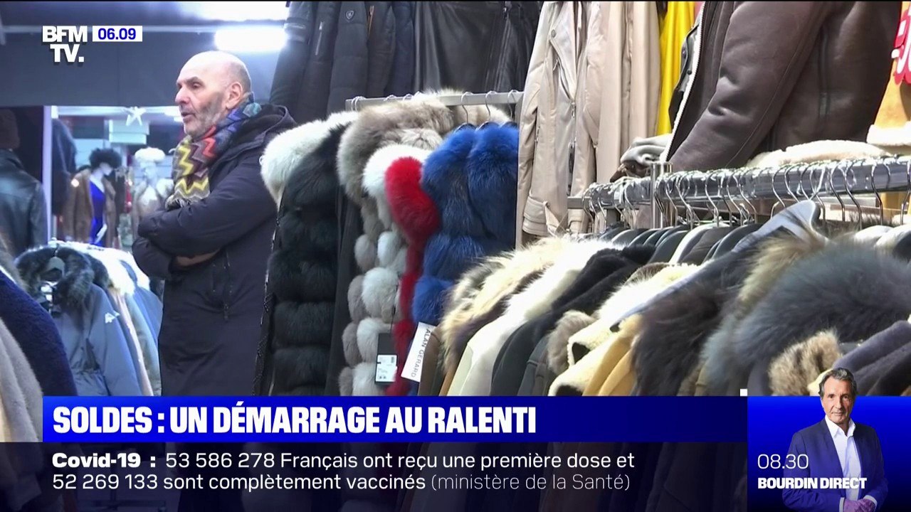 Le démarrage au ralenti des soldes d'hiver