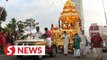 Golden, silver chariots set out for Thaipusam in Penang