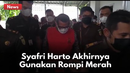 BREAKING NEWS : GUNAKAN ROMPI MERAH ! SYAFRI HARTO AKHIRNYA DITAHAN ATAS KASUS DUGAAN PENC4BULAN !!