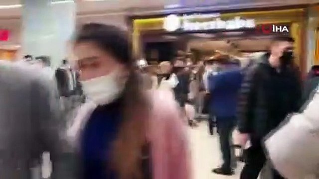 AVM’de korku dolu dakikalar: Yol verme tartışması kavgaya dönüştü