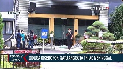 Anggota TNI AD Diduga Jadi Korban Pengeroyokan di Pluit Jakarta Utara