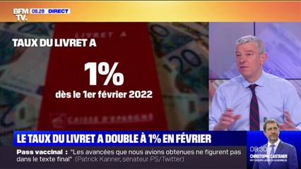 Le taux du livret A double à 1% en février