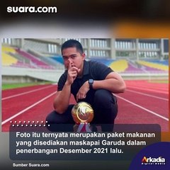 Snack Paket Makanan Pesawat Bergambar Wajah Kaesang Bos Garuda Kita Lagi Minta Ditarik