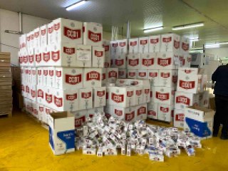 Adana'da 4 milyon 720 bin kaçak makaron ele geçirildi