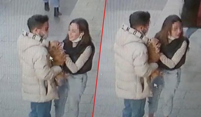 Sevgili çift Badem’i severek çaldı