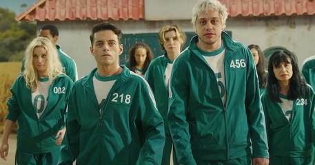 Pete Davidson and Rami Malek sing Squid Game parody - SNL 2022