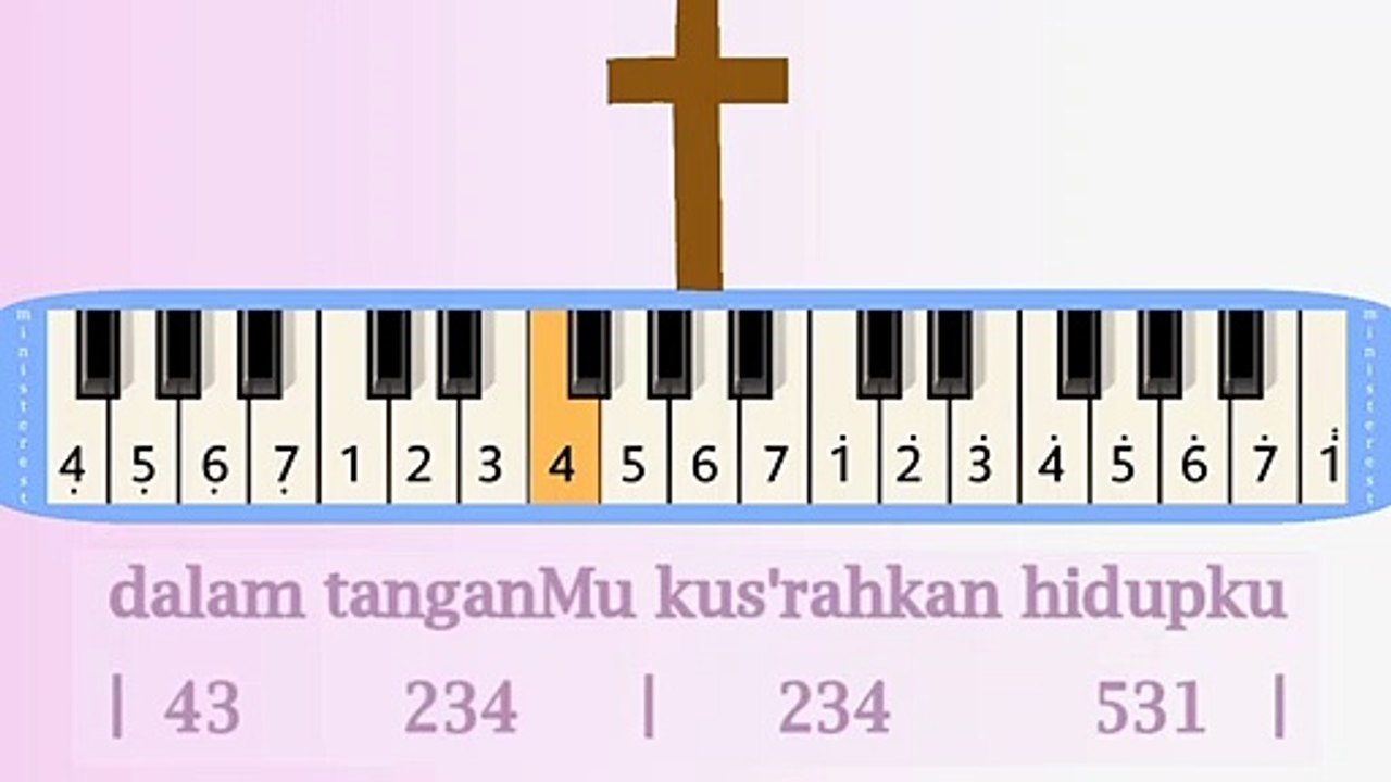 PEMILIK HIDUPKU: PIANIKA ❲MELODICA❳ TUTORIAL | LAGU ROHANI
