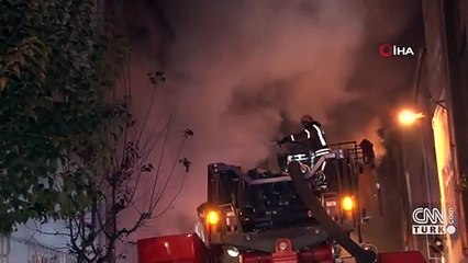 Metruk bina alevlere teslim oldu